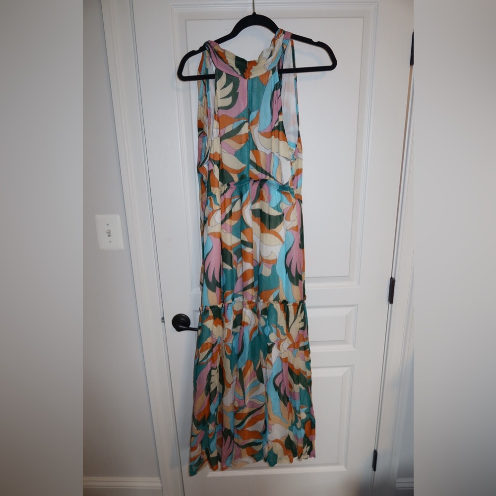 Anthropologie Maeve Keyhole Halter Dress